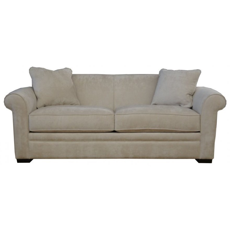 Jonathan Louis Comfy 10820 Transitional Loveseat with Wood Feet